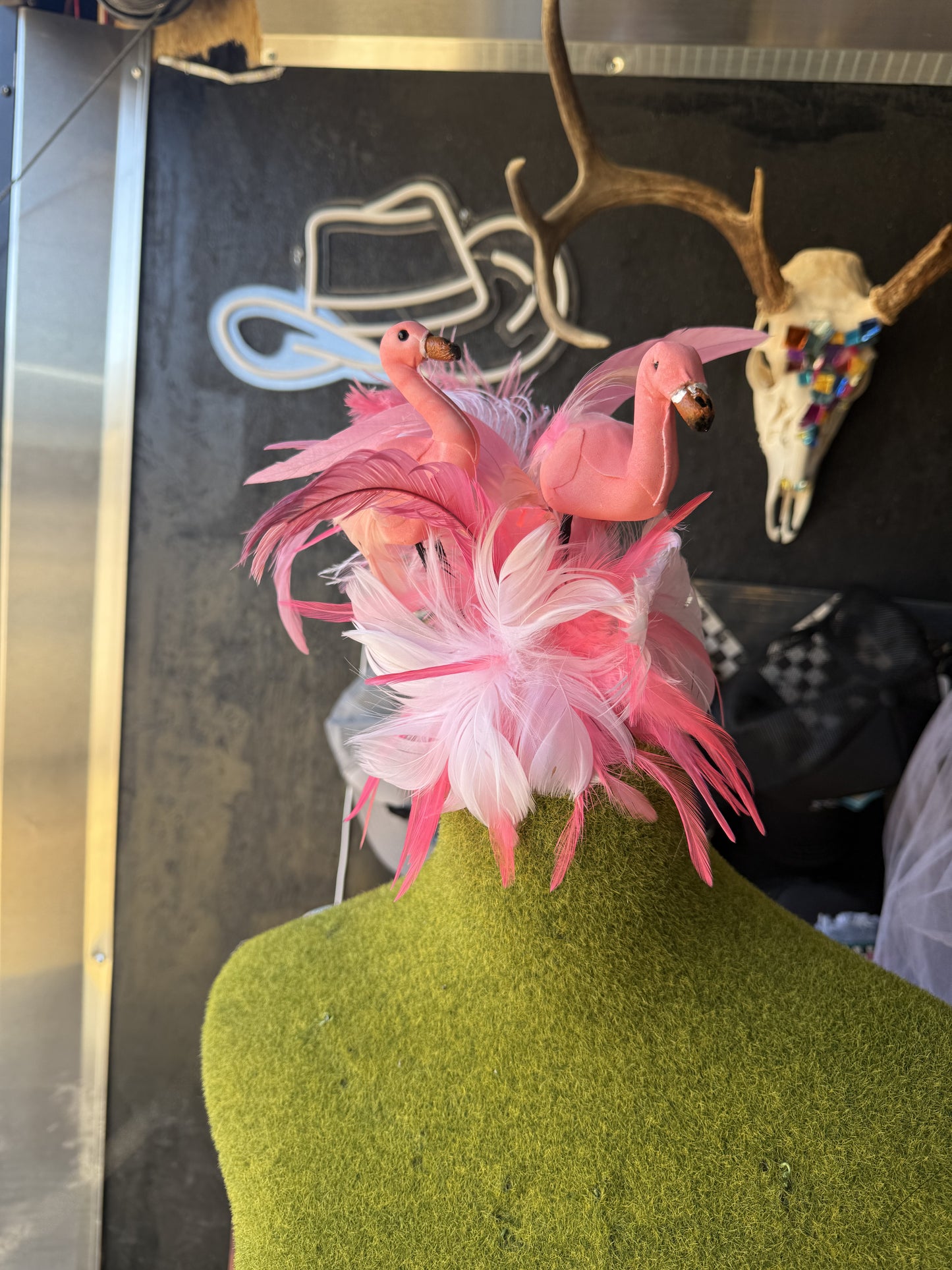 Flamingo Fling Derby Hat