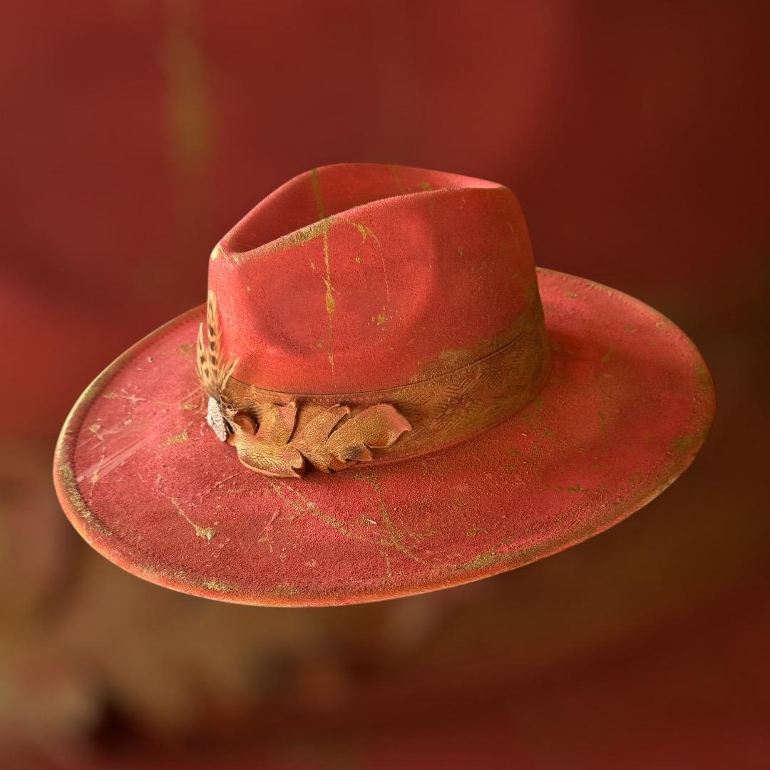 Coral Corrale - Turquoise and Tinsel-Home of Mad Gringa Hat Bar