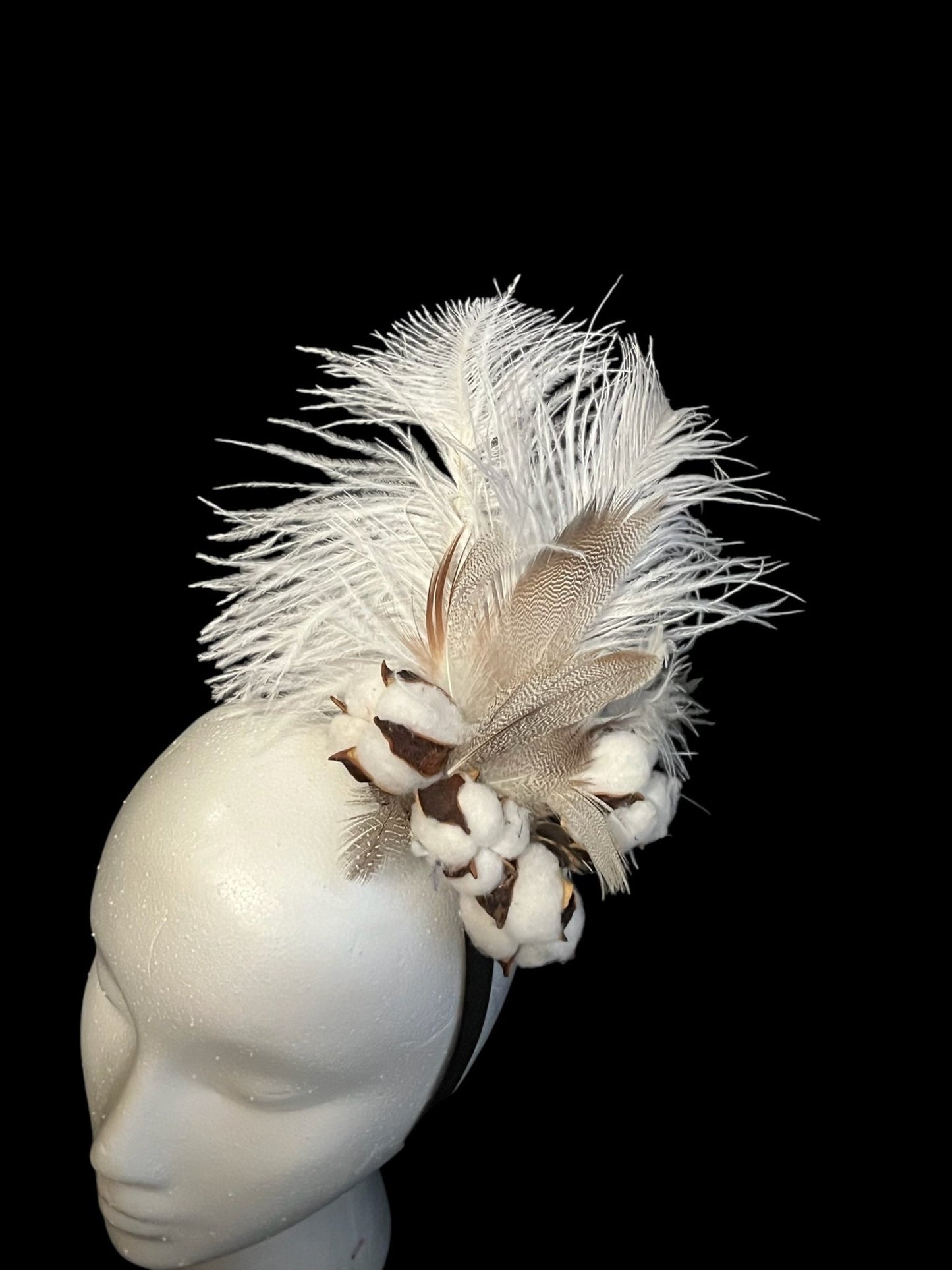 Cotton Queen Derby Hat Fascinator - Mad Gringa Hats & Boutique