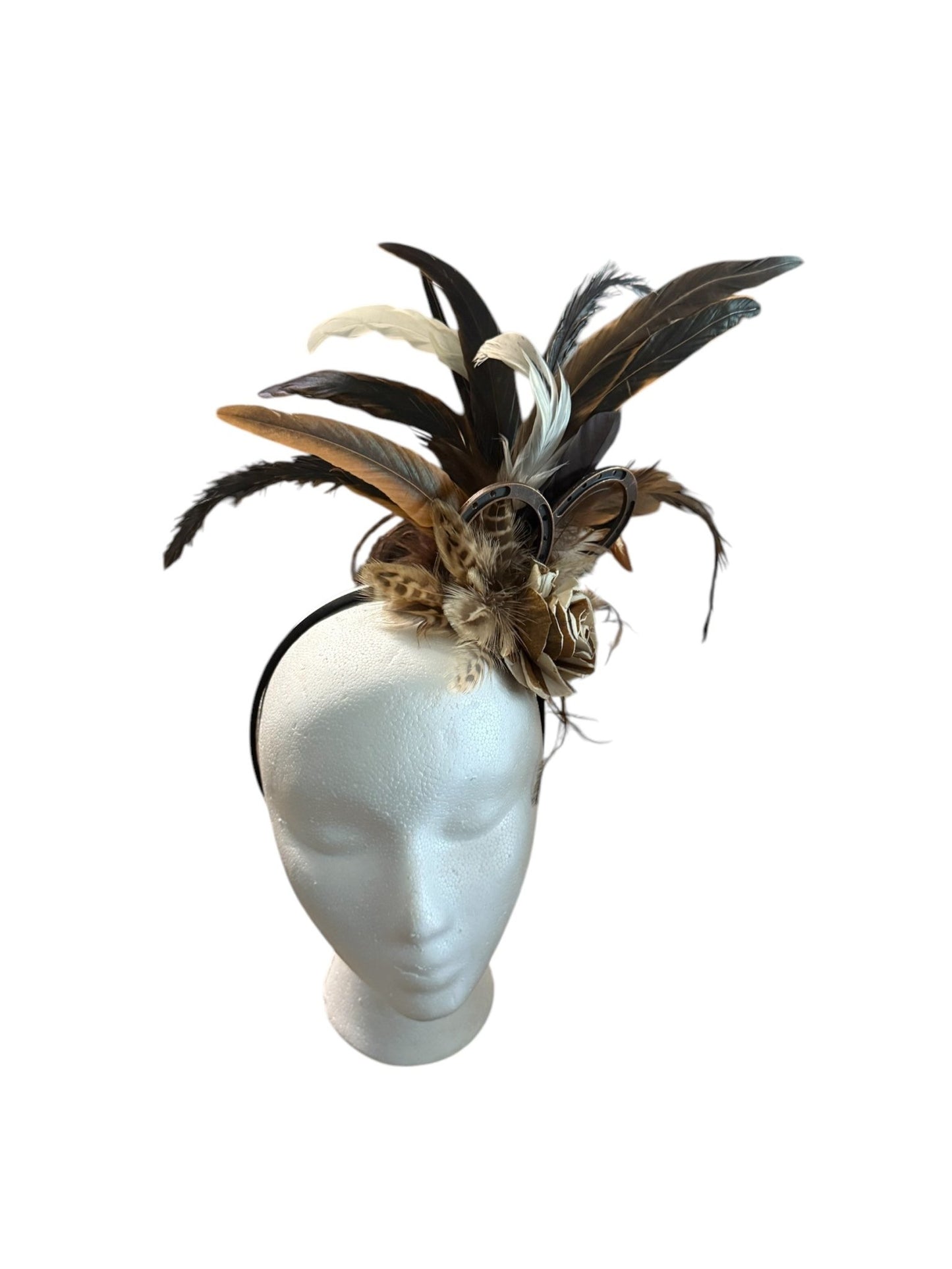 Double Horseshoe Derby Headband - Mad Gringa Hats & Boutique