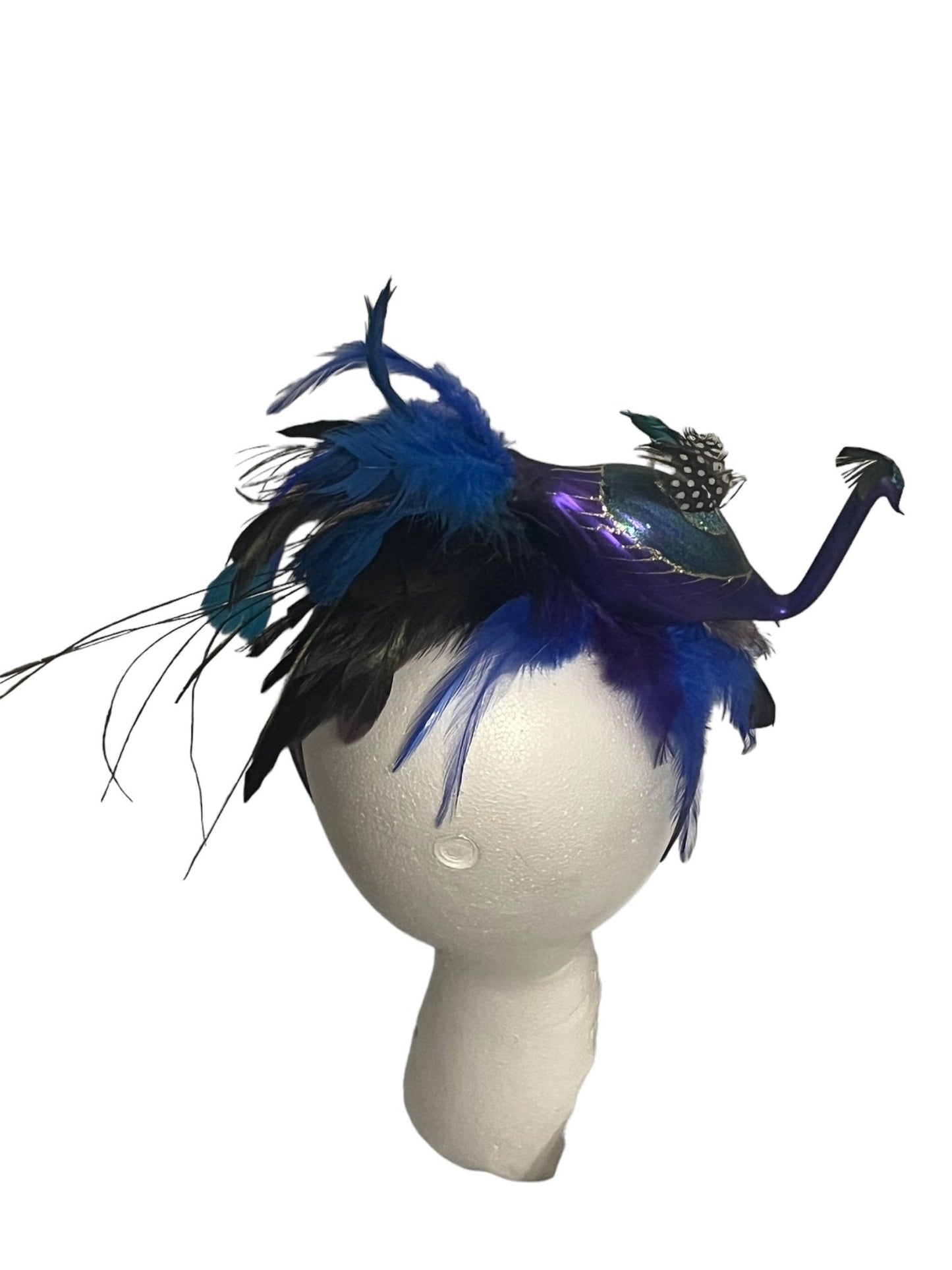 Peacock Derby Headband - Mad Gringa Hats & Boutique