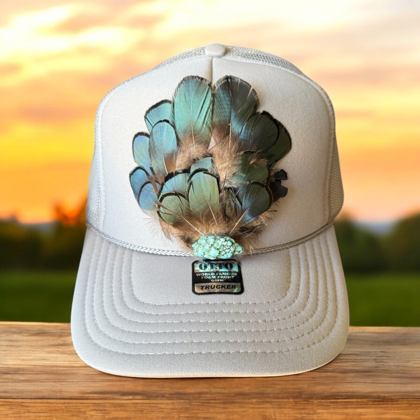 Peacock Hat Pin - Mad Gringa Hats & Boutique