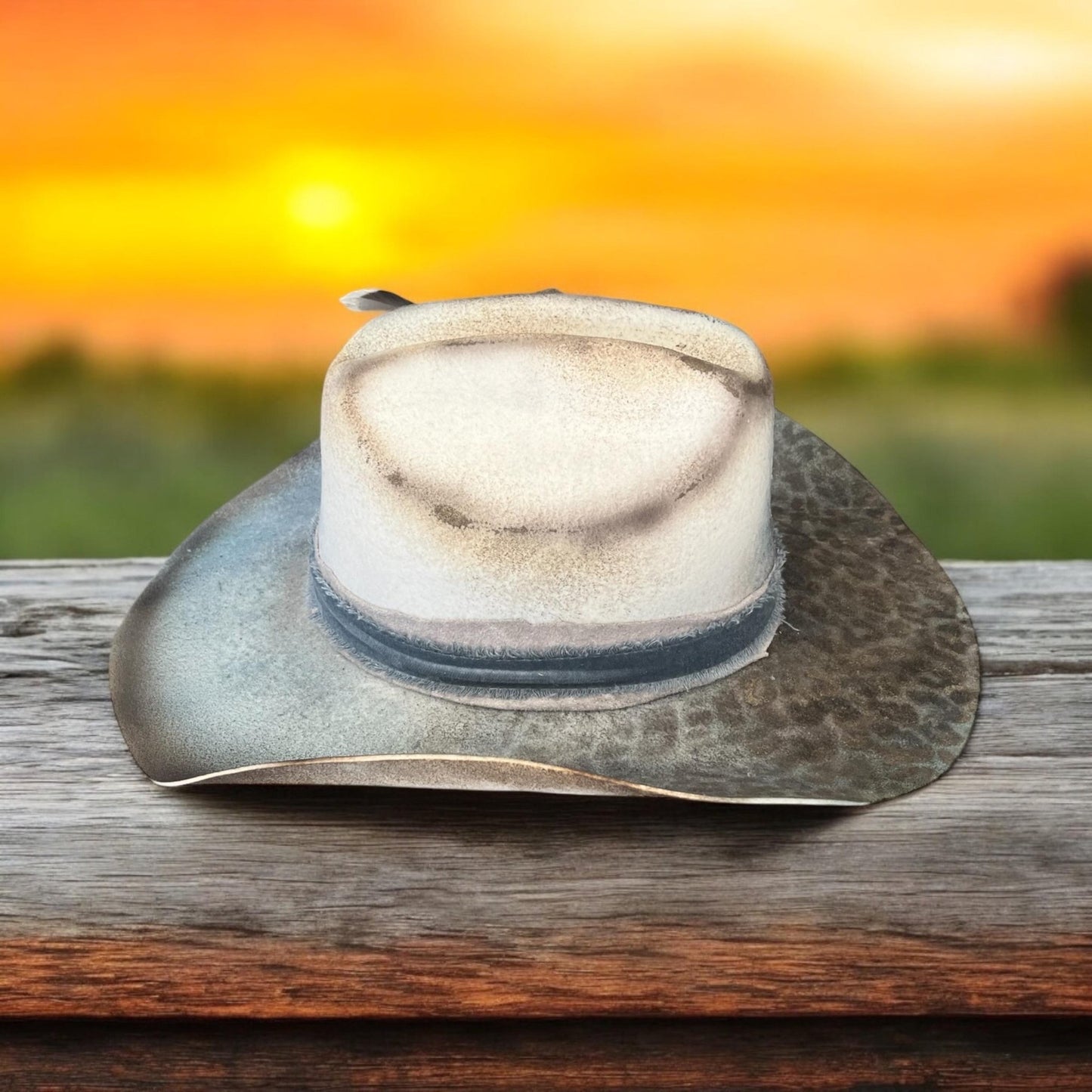 Wild And Blue - Turquoise and Tinsel-Home of Mad Gringa Hat Bar