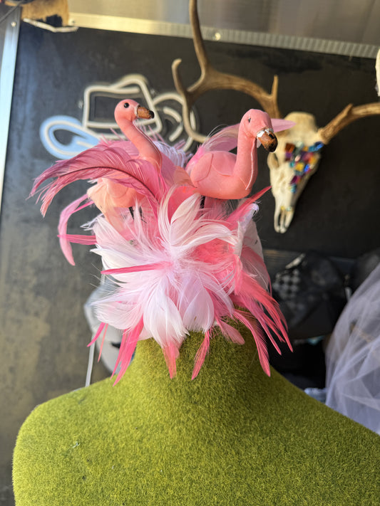 Flamingo Fling Derby Hat