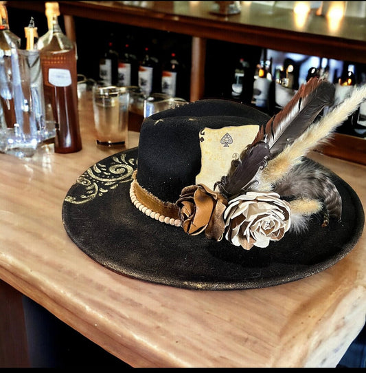 Black Gold Fascinator - Mad Gringa Hats & Boutique