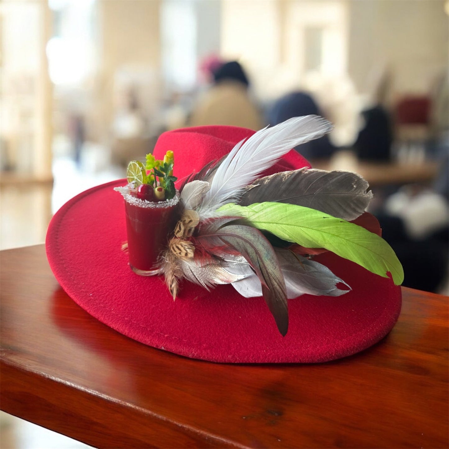 Bloody Mary Mornin Hat Fascinator - Mad Gringa Hats & Boutique