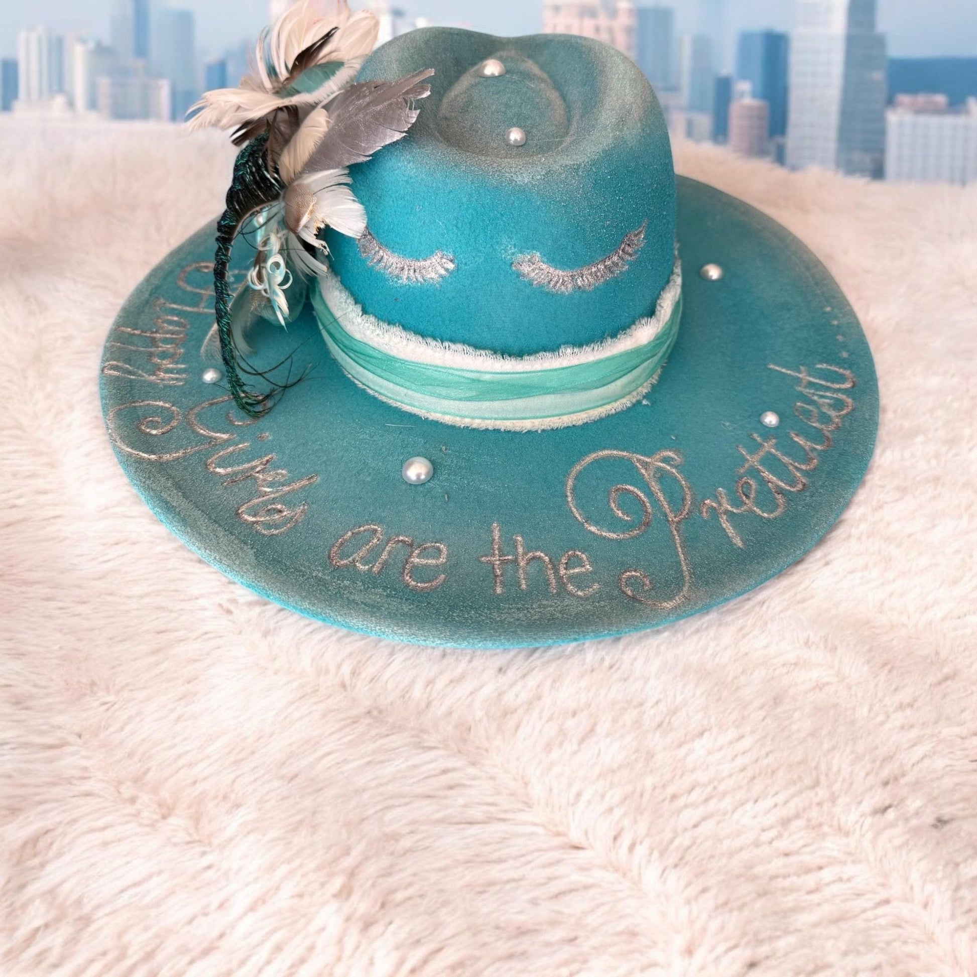 Breakfast at Tiffany’s - Turquoise and Tinsel-Home of Mad Gringa Hat Bar