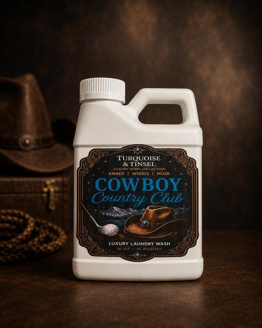 Cowboy Country Club Luxury Laundry Wash - Turquoise and Tinsel-Home of Mad Gringa Hat Bar