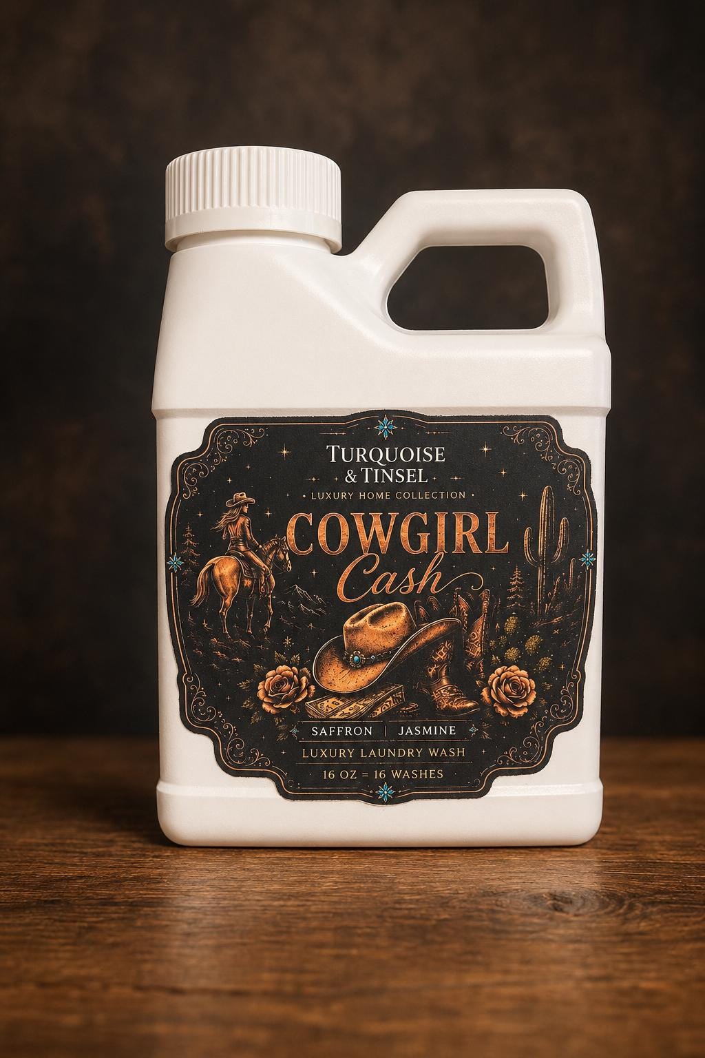 Cowgirl Cash Luxury Laundry Wash - Turquoise and Tinsel-Home of Mad Gringa Hat Bar