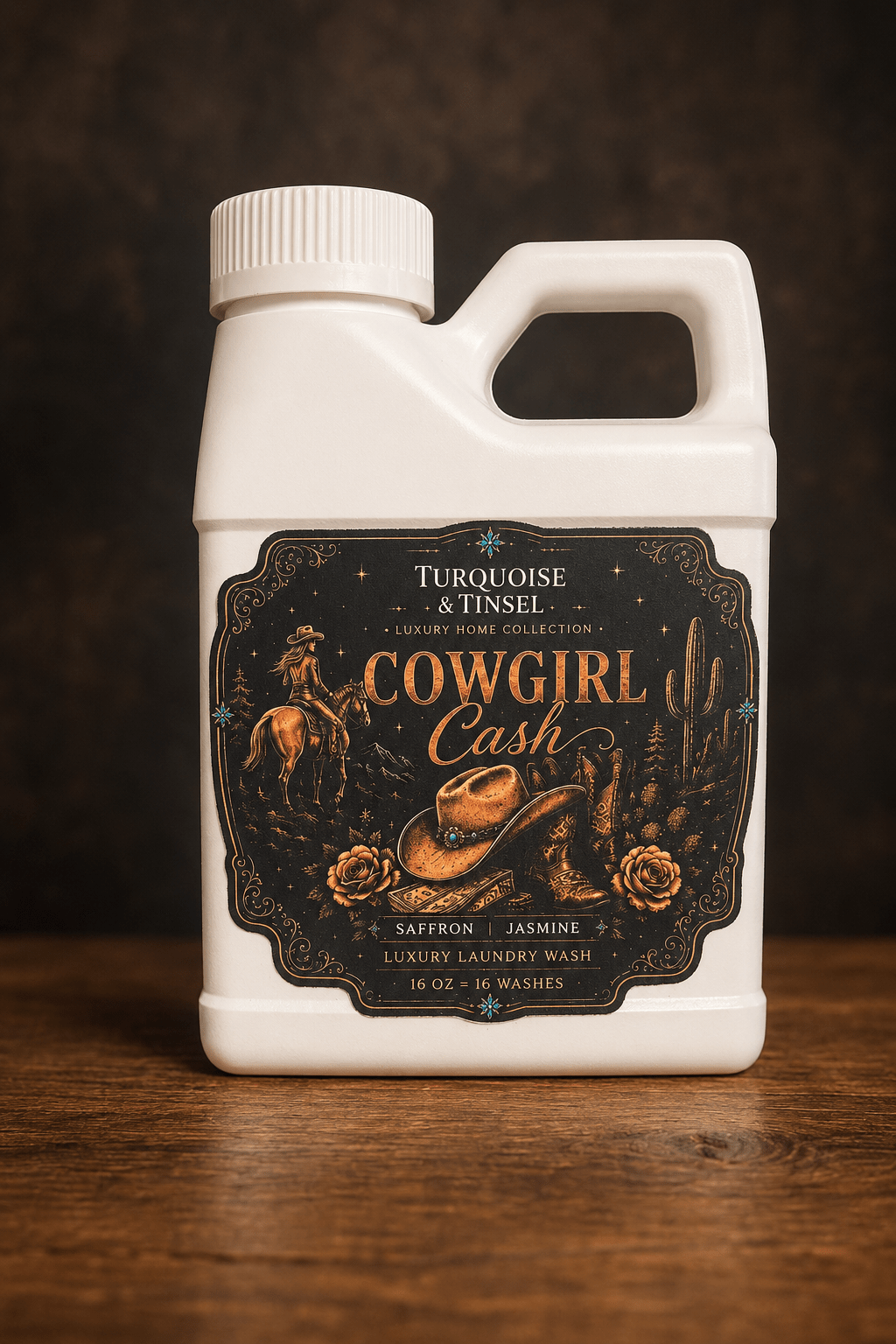 Cowgirl Cash Luxury Laundry Wash - Turquoise and Tinsel-Home of Mad Gringa Hat Bar
