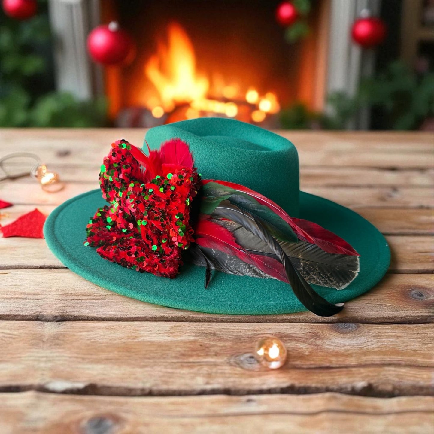 Crazy Christmas Hat Fascinator - Mad Gringa Hats & Boutique