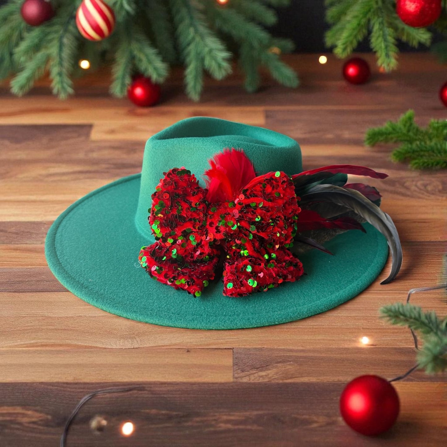Crazy Christmas Hat Fascinator - Mad Gringa Hats & Boutique