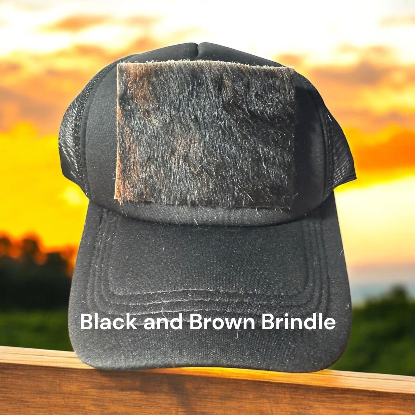 Custom Initial Cowhide Trucker Hat - Turquoise and Tinsel-Home of Mad Gringa Hat Bar
