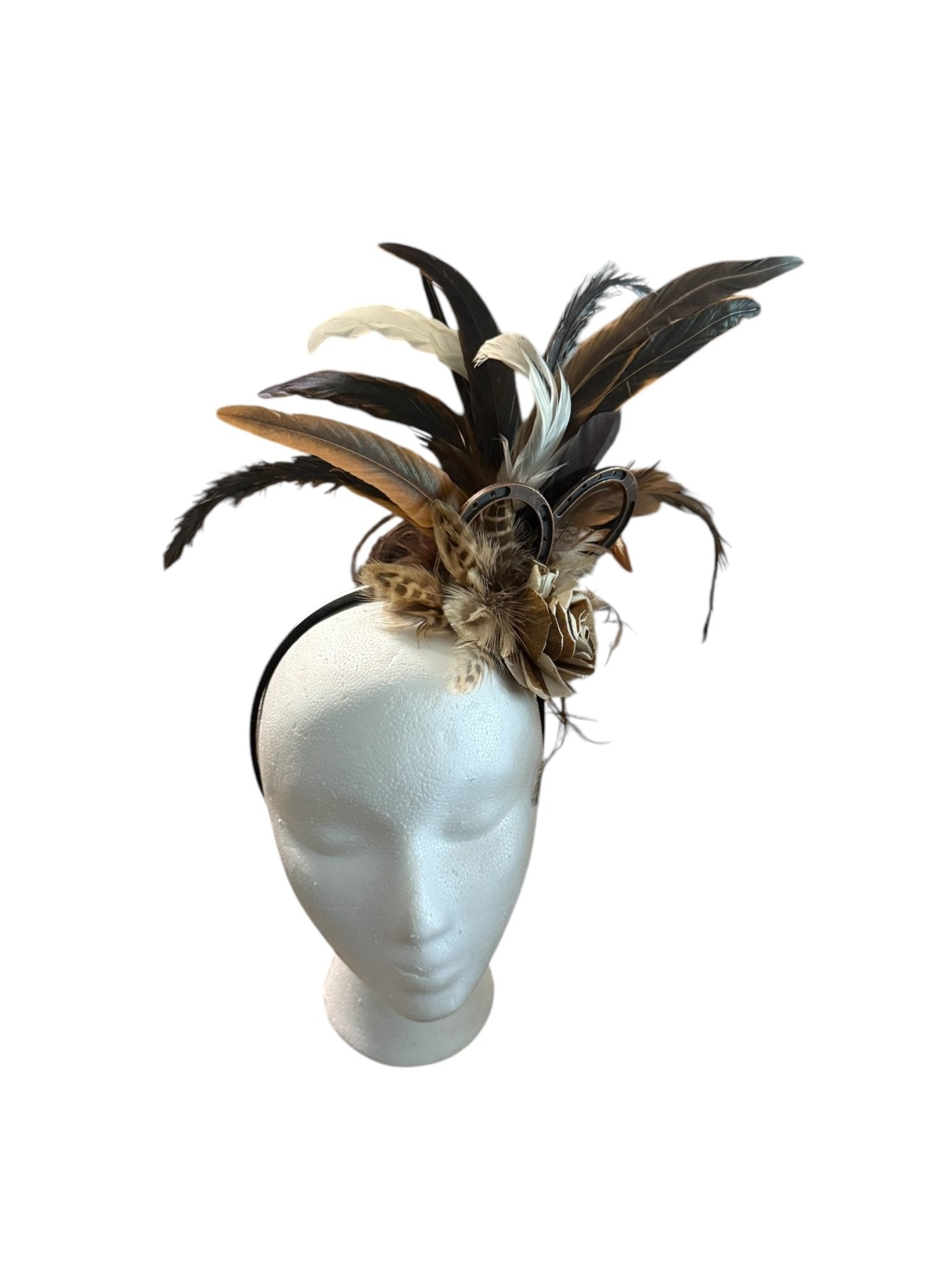 Double Horseshoe Derby Headband - Mad Gringa Hats & Boutique