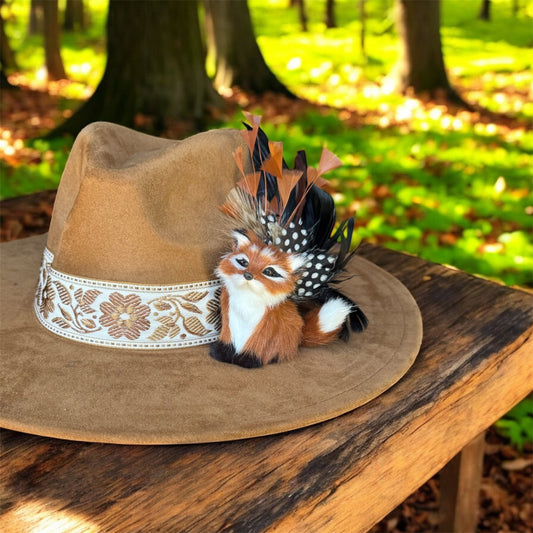Foxin Around Hat Fascinator - Mad Gringa Hats & Boutique
