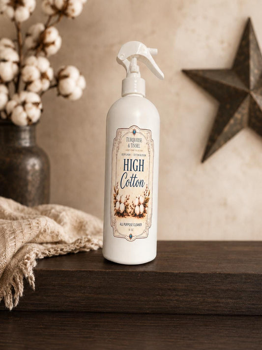 High Cotton Luxury Surface Cleaner - Turquoise and Tinsel-Home of Mad Gringa Hat Bar