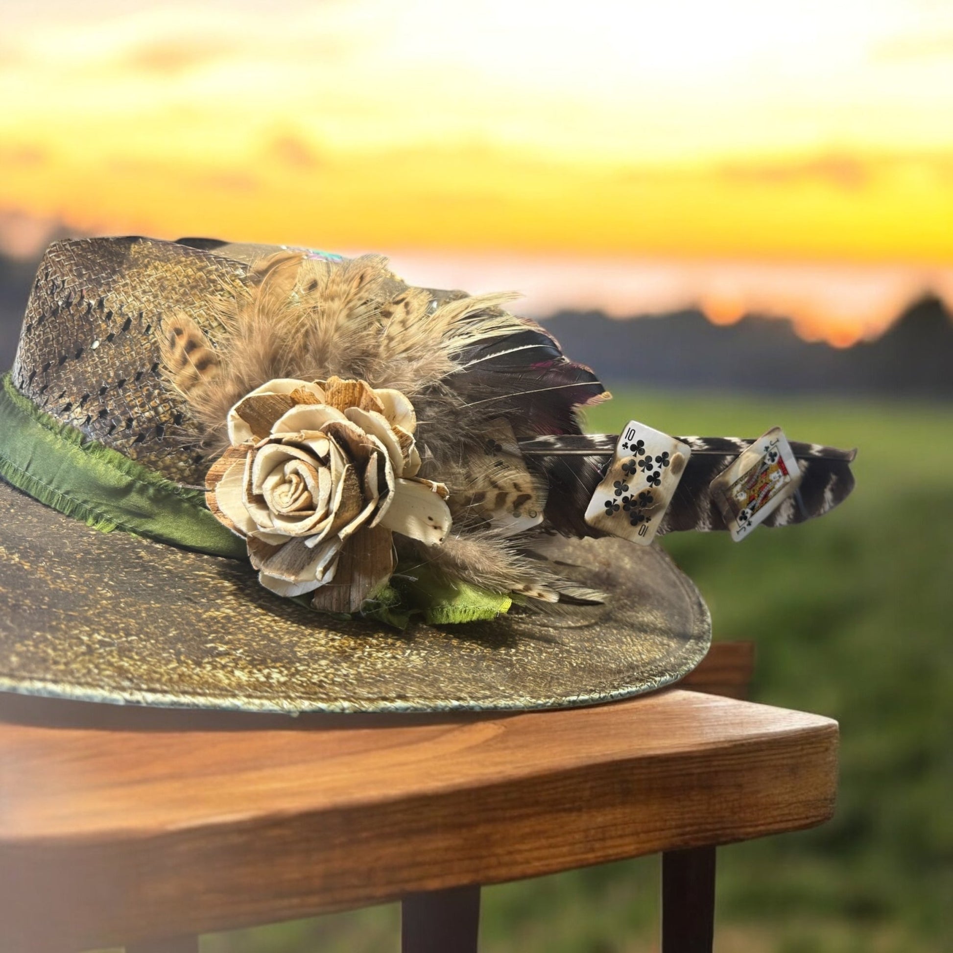 Hold’ Em Hat Fascinator - Mad Gringa Hats & Boutique