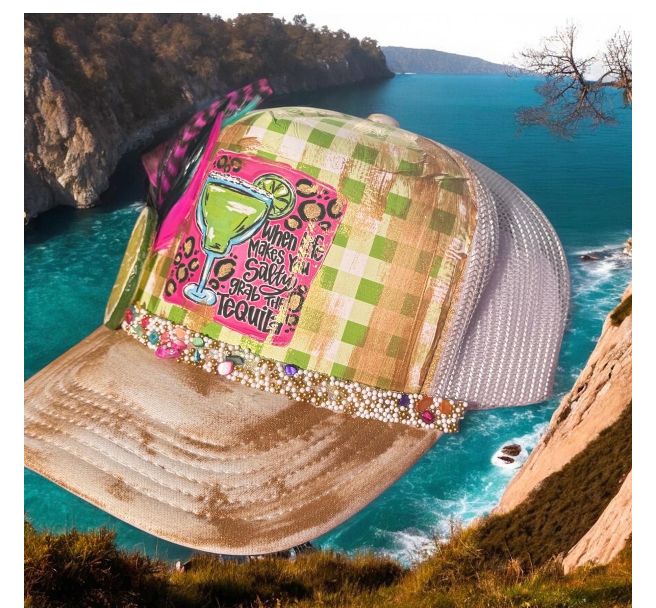 Let’s Get Salty Trucker Hat - Mad Gringa Hats & Boutique