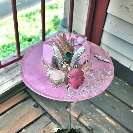 Lovely in Lavender Hat Fascinator - Mad Gringa Hats & Boutique