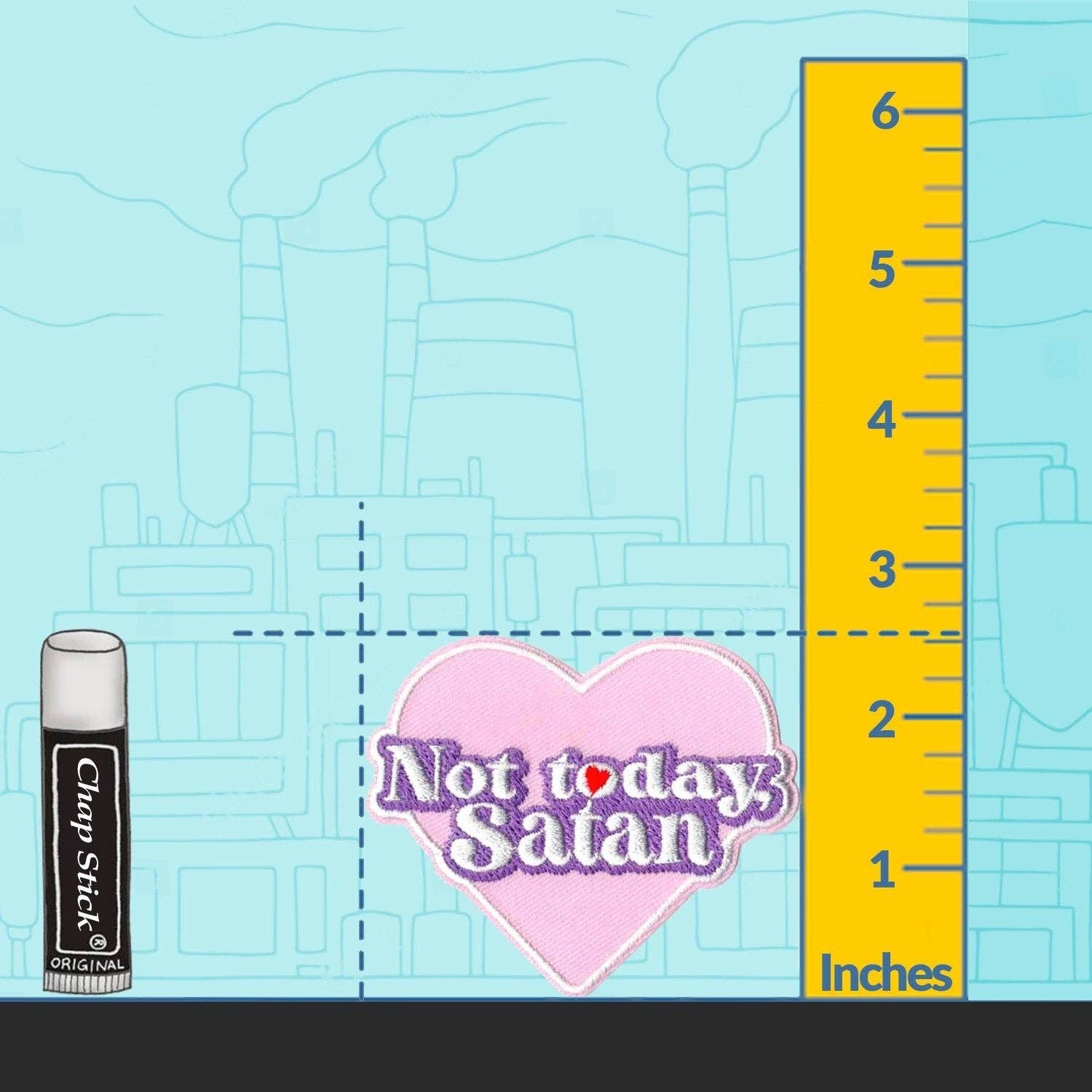 Not Today Satan Patch - Mad Gringa Hats & Boutique