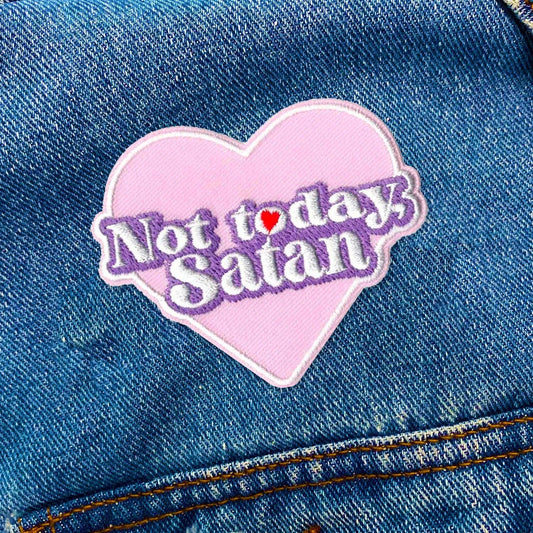 Not Today Satan Patch - Mad Gringa Hats & Boutique