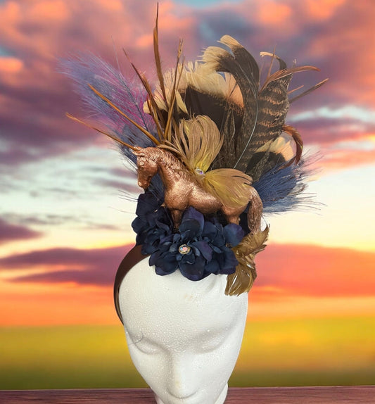 Off To The Races Headband Fascinator - Mad Gringa Hats & Boutique