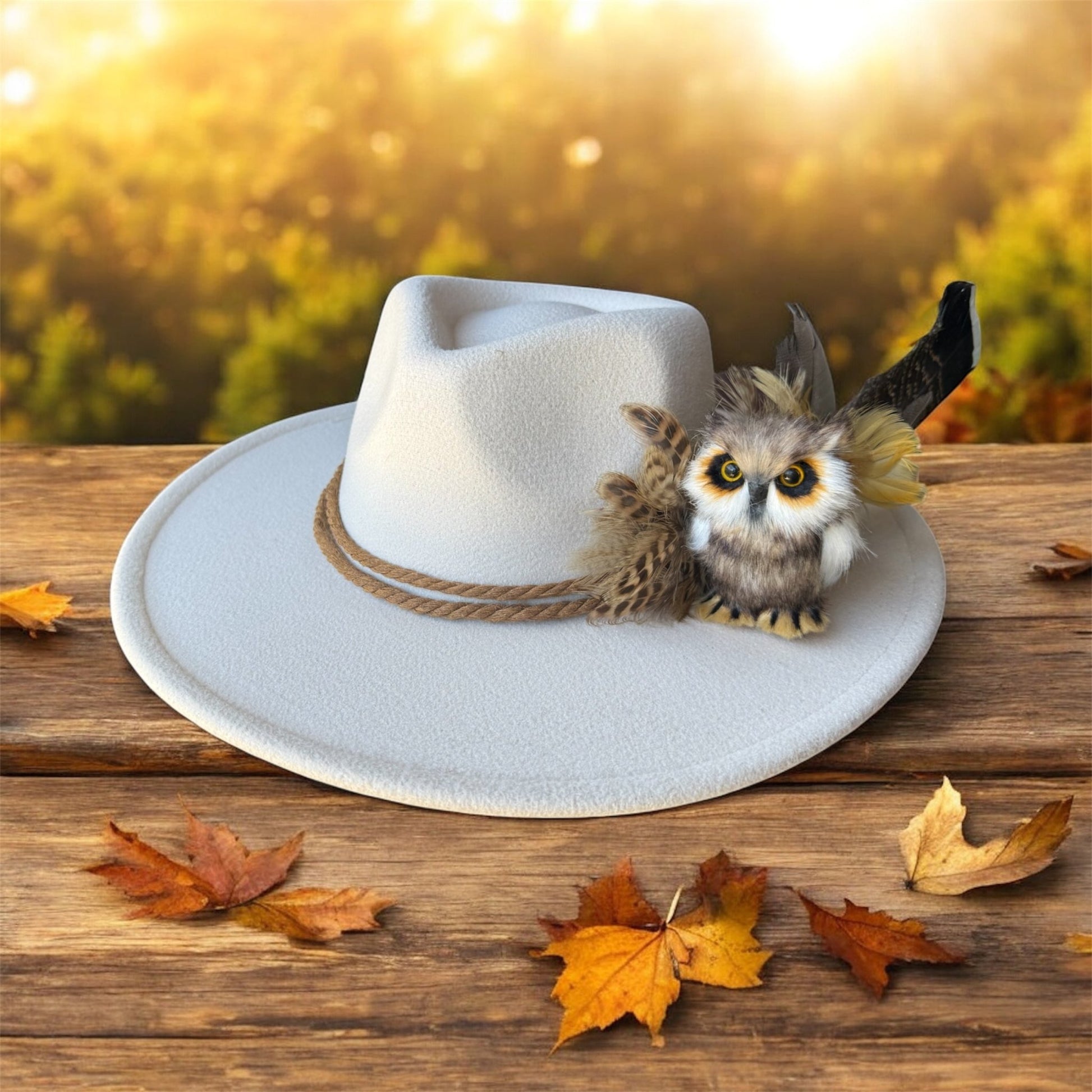 Owl Play Hat Fascinator - Mad Gringa Hats & Boutique
