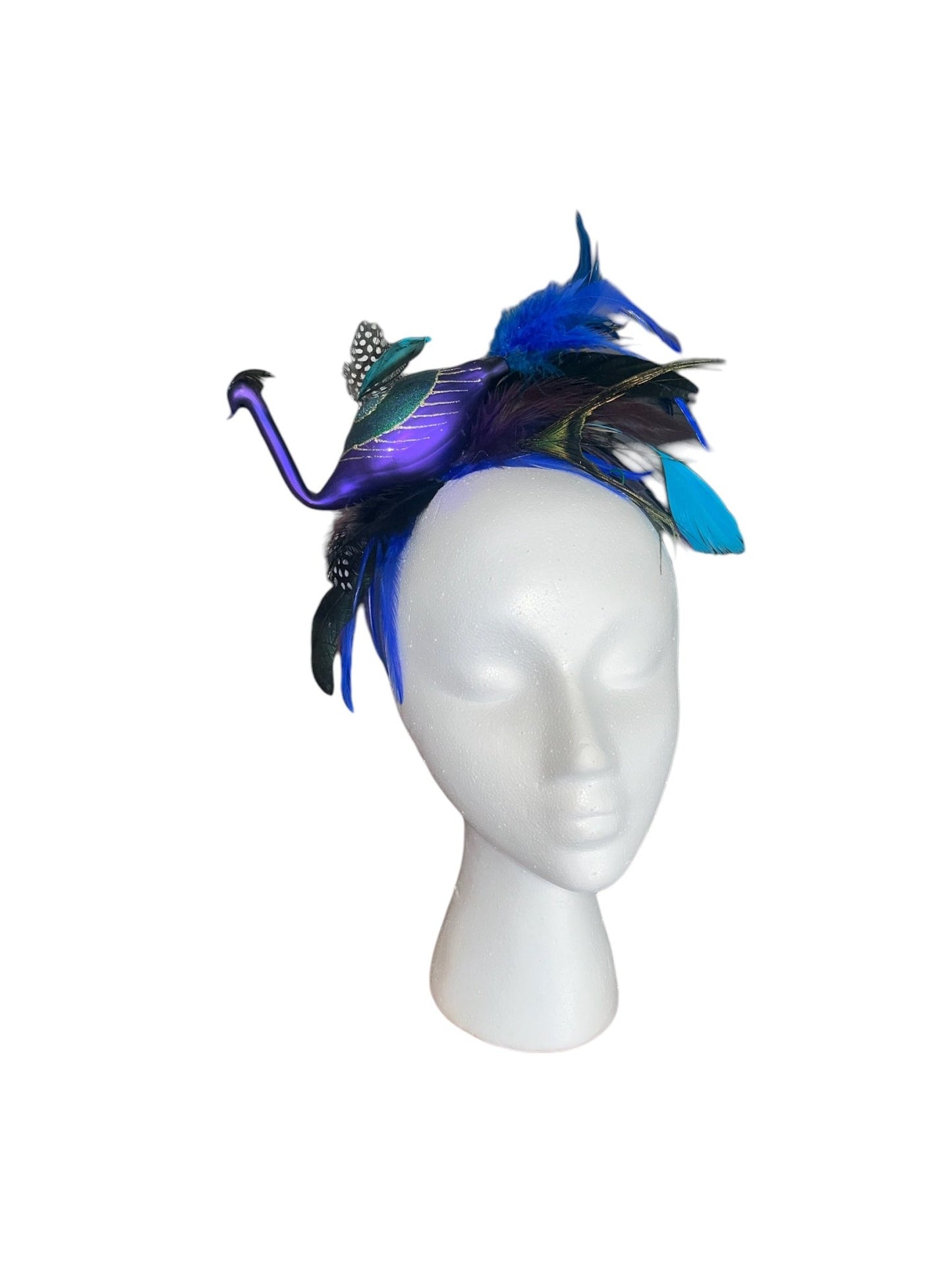 Peacock Derby Headband - Mad Gringa Hats & Boutique