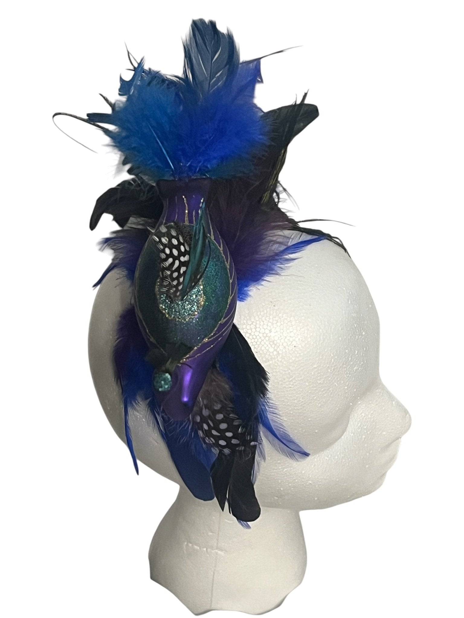 Peacock Derby Headband - Mad Gringa Hats & Boutique