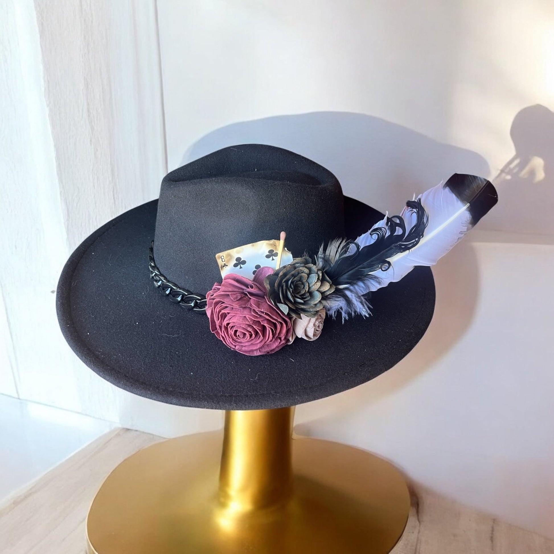 Plum Crazy Hat Fascinator - Mad Gringa Hats & Boutique
