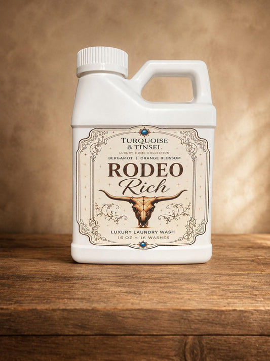 Rodeo Rich Luxury Laundry Wash - Turquoise and Tinsel-Home of Mad Gringa Hat Bar