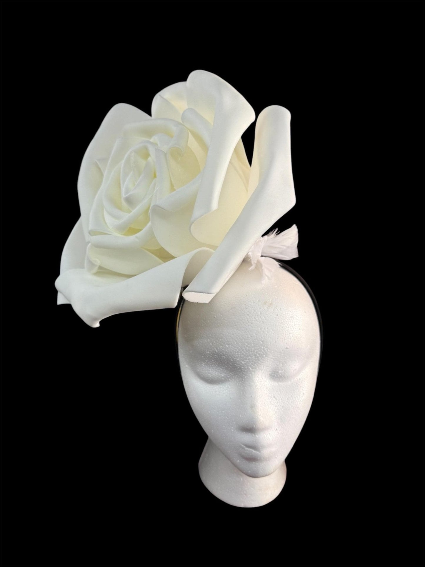 Rose Derby Headband - Turquoise and Tinsel-Home of Mad Gringa Hat Bar