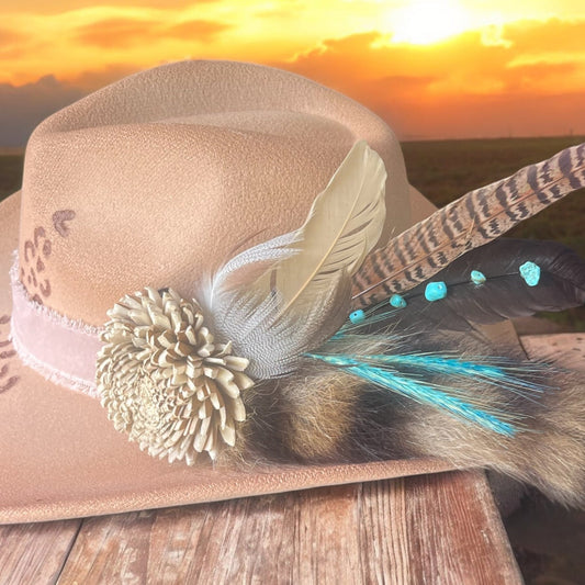 Rowdy Cowgirl Hat Fascinator - Mad Gringa Hats & Boutique
