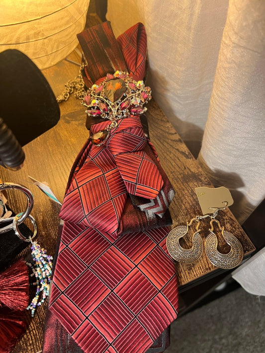 Ruby Tie Necklace - Mad Gringa Hats & Boutique