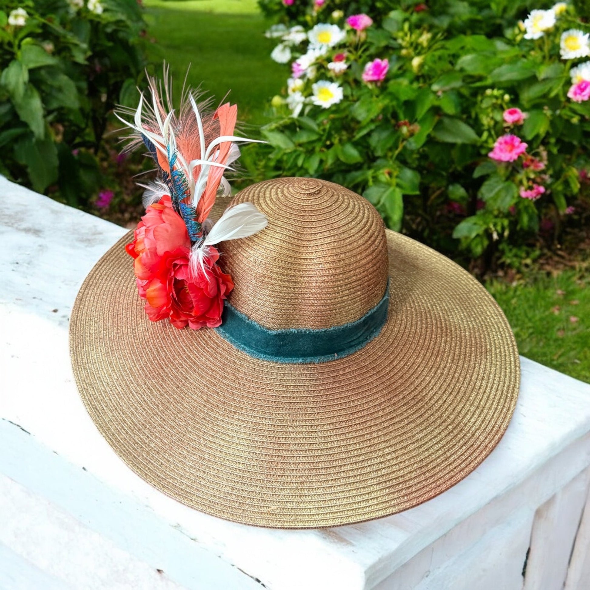 Something in the Orange Derby Hat - Mad Gringa Hats & Boutique