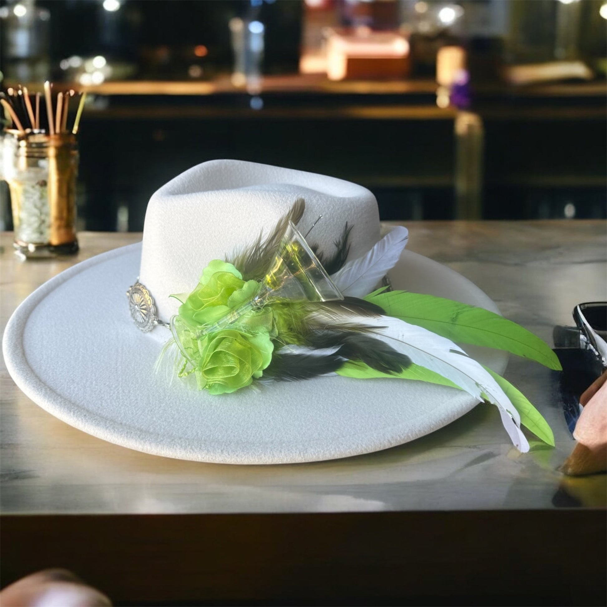 Tini Time Hat Fascinator - Mad Gringa Hats & Boutique