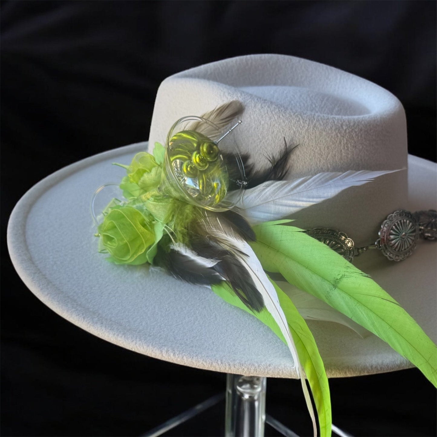 Tini Time Hat Fascinator - Mad Gringa Hats & Boutique