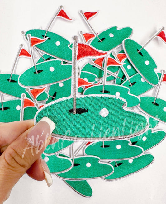 Trucker hat patches 3” golf patch iron on - Mad Gringa Hats & Boutique