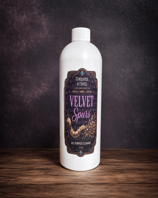 Velvet Spurs Mop Soap - Turquoise and Tinsel-Home of Mad Gringa Hat Bar