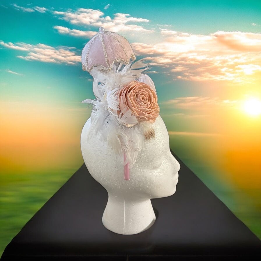 When It Rains Headband Fascinator - Mad Gringa Hats & Boutique