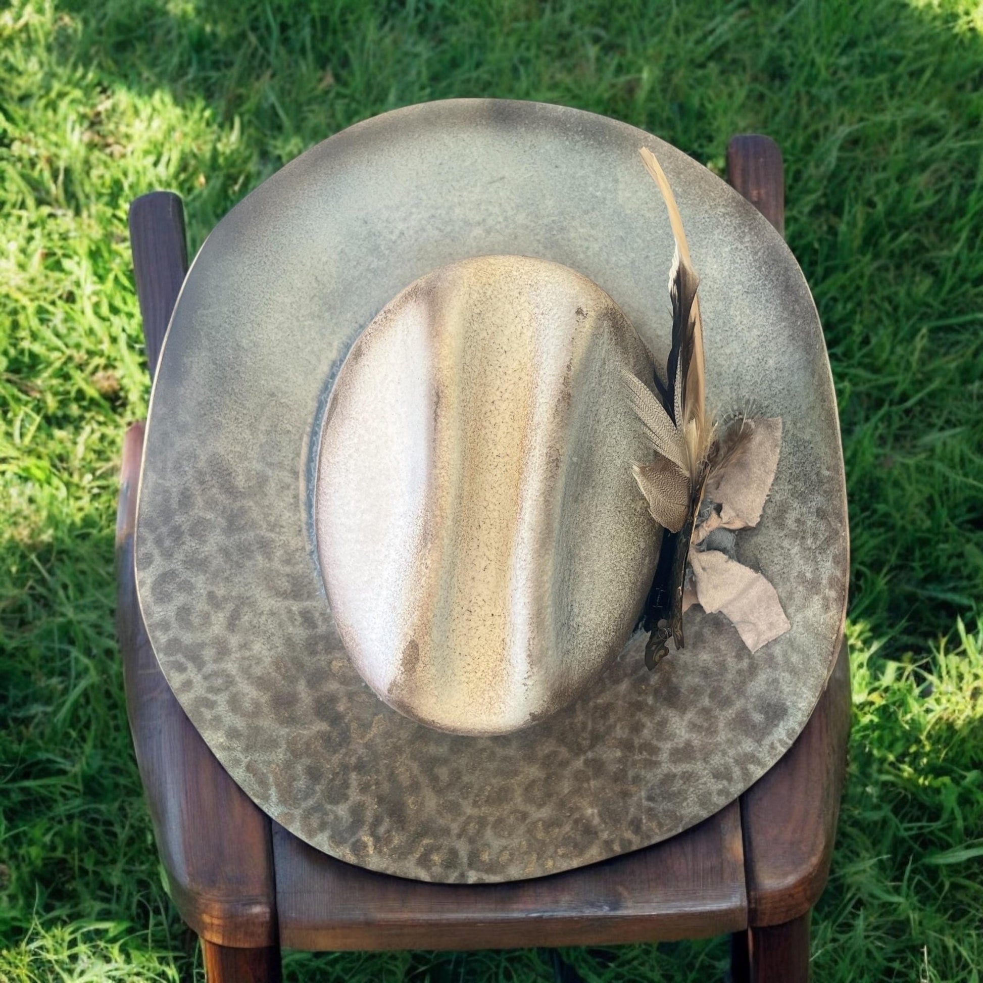Wild And Blue - Turquoise and Tinsel-Home of Mad Gringa Hat Bar