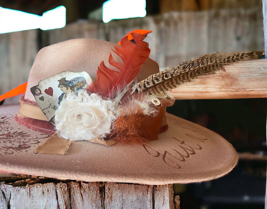 Just a Small Town Girl Hat Fascinator - Mad Gringa Hats & Boutique