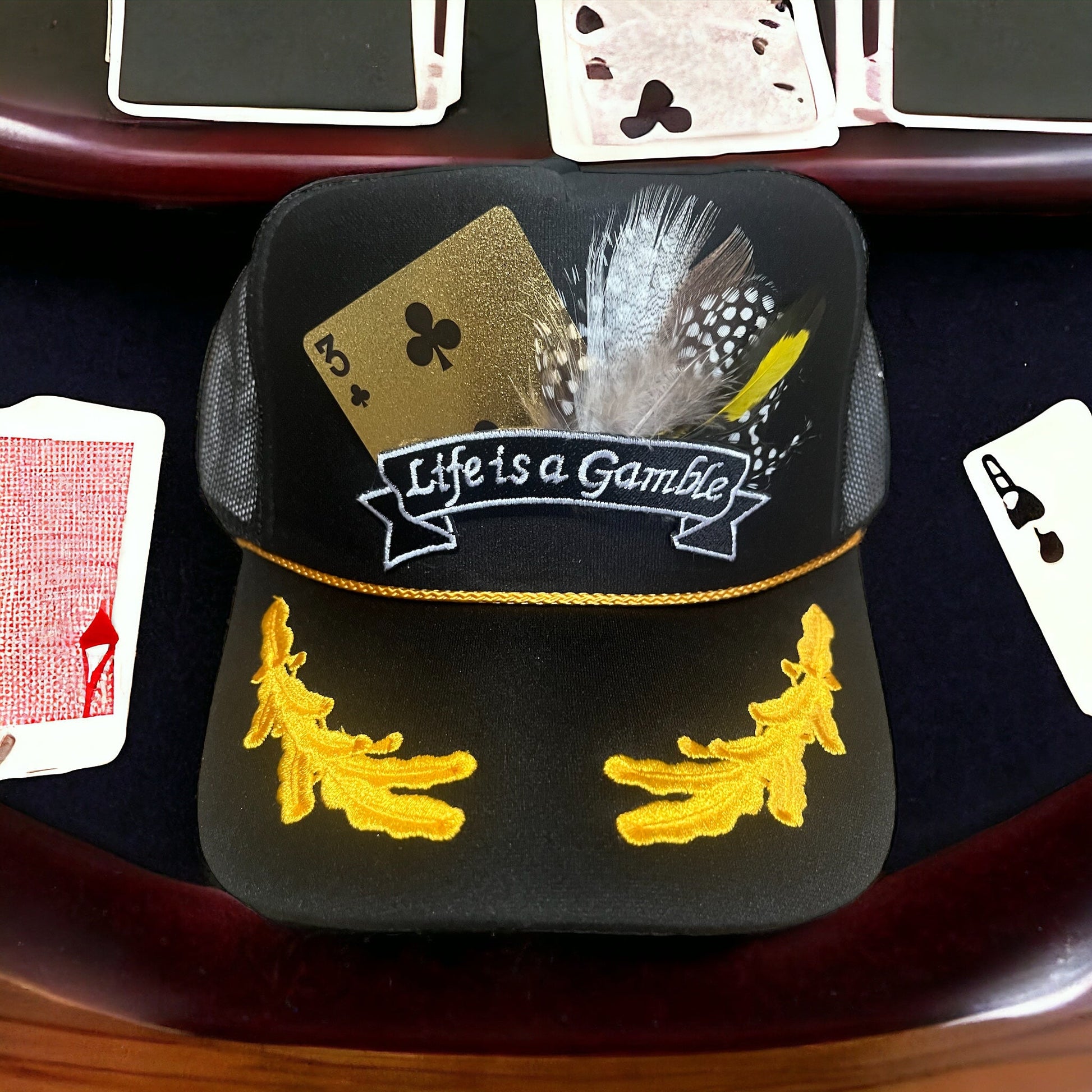 Life is a Gamble - Mad Gringa Hats & Boutique
