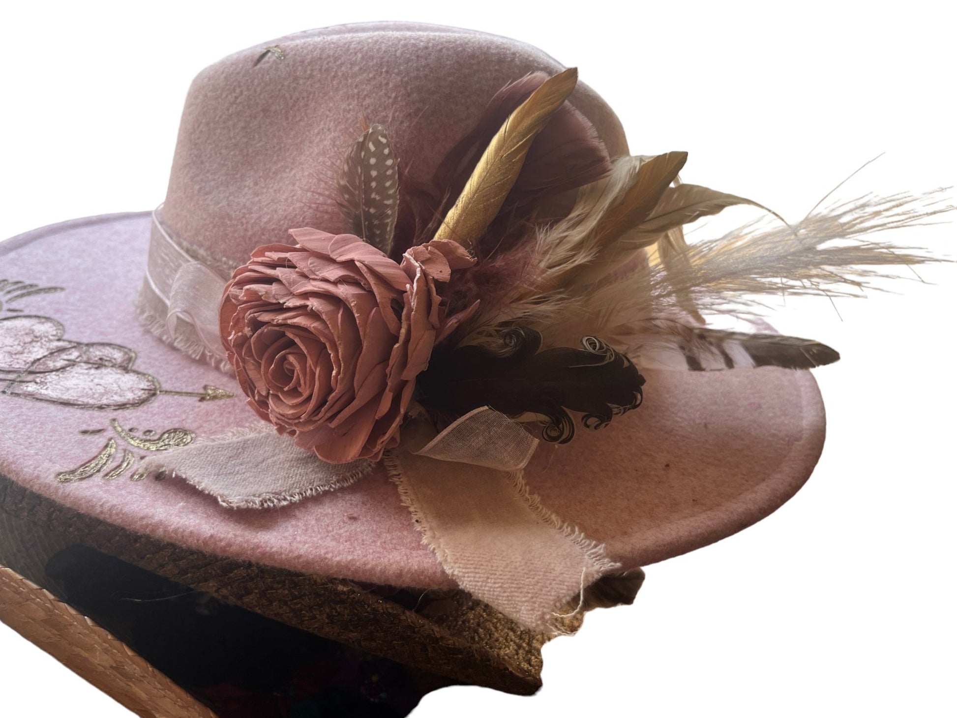 One Love Hat Fascinator - Mad Gringa Hats & Boutique